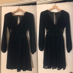 Lulu’s Chiffon Cutout Party Dress